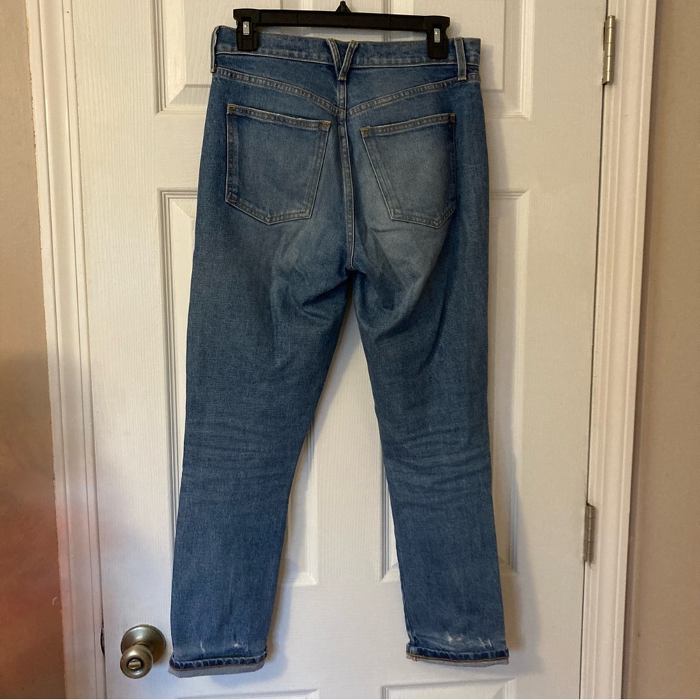Veronica Beard Ryleigh Patch Straight Leg Jeans - Picture 6 of 8